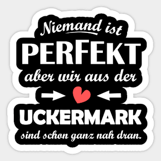 Uckermark Germany Sticker